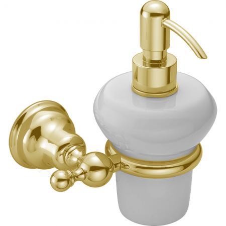 HUBER Croisette Дозатор подвесной, цвет золото/керамика